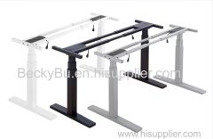 Office furniture gas lifting height adjustable standing desk