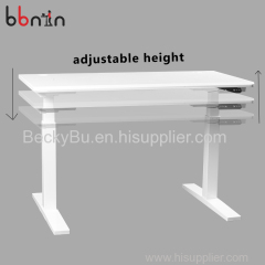 Office furniture gas lifting height adjustable standing desk