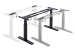 Ergonomic Stand Up Electric Height Adjustable Motor Sit Stand Desk