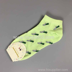 summer cute fruit banana women sock