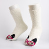 Wholesale women winter soft microfiber cozy socks with custom logo