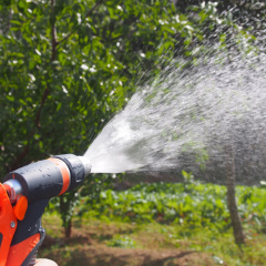 Plastic adjustable garden water spray gun