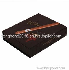 Magnetic Black Customized Cigar Packaging