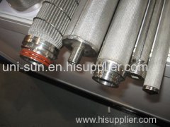 stainless steel Sintered Mesh Filter Cartridges with Fine Permeability & Accurate Filter Precision