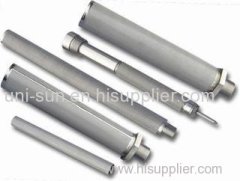 Stainless steel Sintered Metal Wire Mesh Filter with high filturation for different size