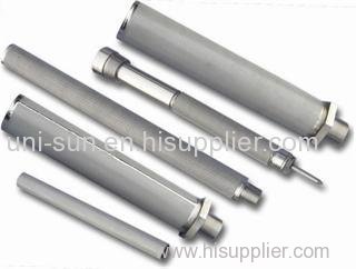 Stainless Steel 316LPorous candle filter / pleated type sintered fiber felt filter