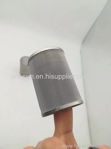 customized stainless steel Perforated Sintered Wire Mesh Filter Plate and Tube