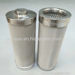 stainless steel Sintered Mesh Filter Cartridges with Fine Permeability & Accurate Filter Precision