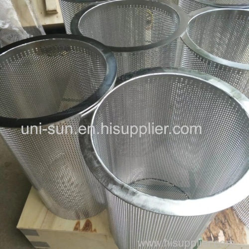 customized 5μm SUS 304 sintered mesh element from inside to outside/ filter carbridge