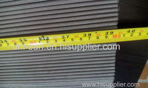 2 micron Stainless steel 316L pleated type sintered fiber felt protected layer