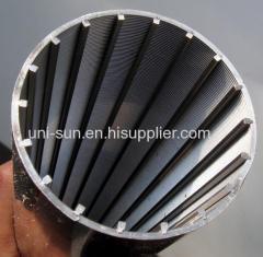 Stainless steel water well filter tube / Johnson screen
