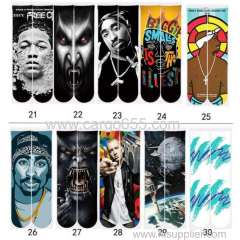 Wholesale 3D Print Man Sport Sublimation Socks