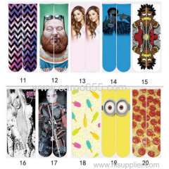 Wholesale 3D Print Man Sport Sublimation Socks