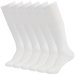 Hot Sale Mens White Sport Socks With Custom Logo 6pack