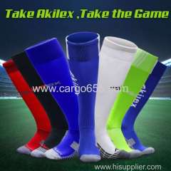 Wholesale Custom Knee High Compression Sports Men Soccer Socks