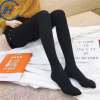 New design Light Heating Hot Promotional High Heels Black Tube Tights Stockings Women Shiny Compression Seamless legging