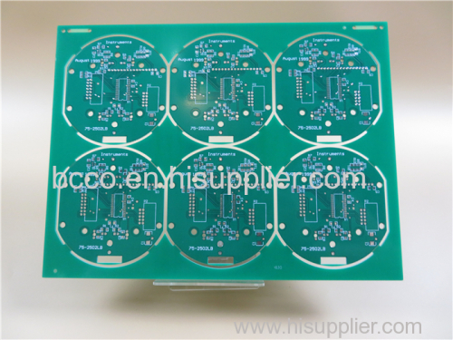 Panel PCB Built On FR-4 With Double Sided Copper and HASL Finish on Pads