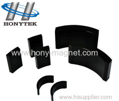Black Epoxy Coating Bonded Arc Magnet for DC Planetary Gear Motor