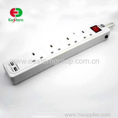 4 outlet power strip with 4 usb charging port