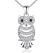 Fashion AAA Cubic Zirconia Jewerly Night Owl Necklace