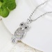 Fashion AAA Cubic Zirconia Jewerly Night Owl Necklace