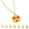 Wholesale Fashion Jewelry Stainless Steel Emoji Pendant Necklace