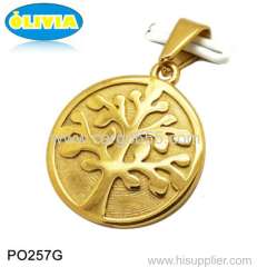 Olivia Fine Jewelry Gold Tree of Life Pendant Necklace