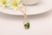 Popular jewellery love heart wishing bottle crystal necklace