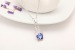 Popular jewellery love heart wishing bottle crystal necklace