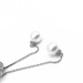 Hot Selling new women silver plated pendant chain necklace with pearl