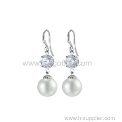 imitation jewelry women jewelry drop pearl earing