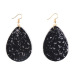 Wholesale Handmade Stylish Glitter Teardrop Earing