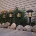 Black Metal Path Lighting Solar Garden Light