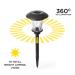 Black Metal Path Lighting Solar Garden Light