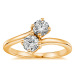 New Model Simple Jewelry Fashion Latest Zircon Stone Silver Engagement Gold Plated Wedding Ring Designs for Girls Women