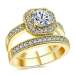 New Arrivals Jewelry Square Cut Diamond Ring Dubai 18 K Real Gold Plated Wedding Ring