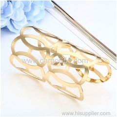 Wholesale Love Wide Cuff Bracelets & Bangles For Women Men Gold Silver Color Alloy Open Bangle Bracelet Hollow