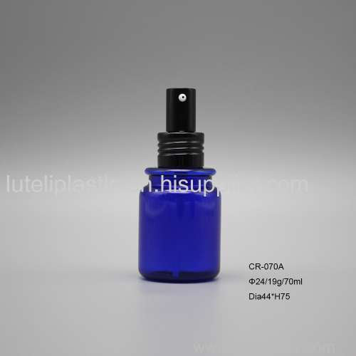 70cc blue PETG plastic cosmetic bottle