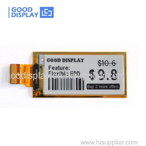 2.13 inch epaper display 212*104 flexible partial refresh eink epaper panel GDEW0213I5F