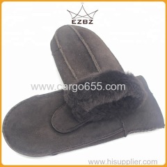 Premium Australia Fashion Winter Sheepskin Sexy Ladies Leather Fur Mittens Gloves