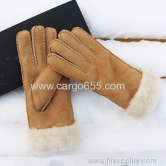 factory wholesale leather gloves & mittens genuine fur leather gloves