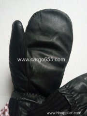 Winter waterproof sheepskin gloves wholesale