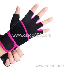 Women's Short Fashion show Half Finger Gloves/Sleepskin Leather Gloves