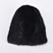 Women Knitted Mink Fur Hats With Fur Flower Women Real Fur Flower Beanies Hats Winter