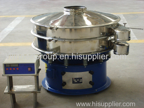 Intelligent ultrasonic vibrating sieve for fine materials