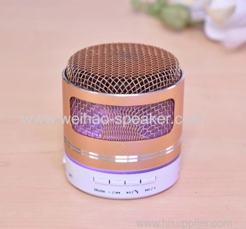 light Portable mini BT Speaker support usb tf card FM radio