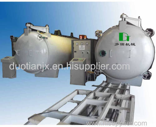 High frequency vacuum wood drying kiln