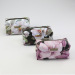 Beautiful Flower Printed PU Leather Makeup Bag Cosmetic Bag