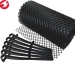 25 years China factory directly supply black plastic gutter mesh to aganist leaves