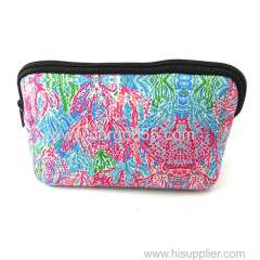 Promotional Neoprene pouch cosmetic make up bag